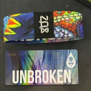 NWT Zox "Unbroken" Wristband | Limited Edition Colorful Bracelet